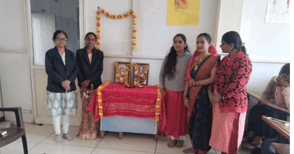Swami Samarth Jayanti celebration at KK Patil Paramedical College